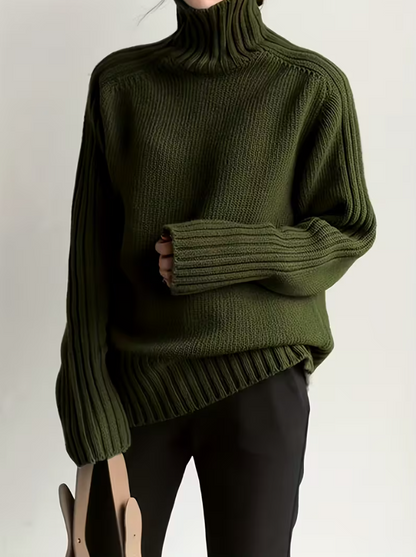 Knit Turtleneck Jumper for Women